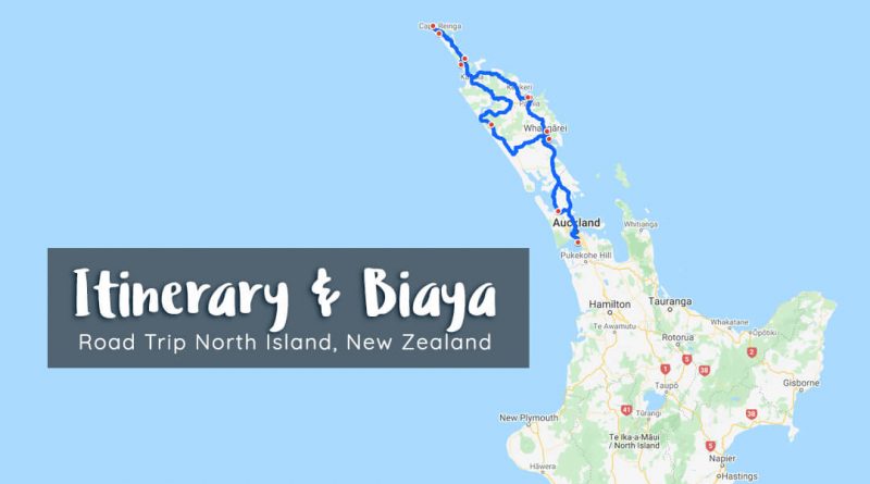 itinerary biaya road trip north island