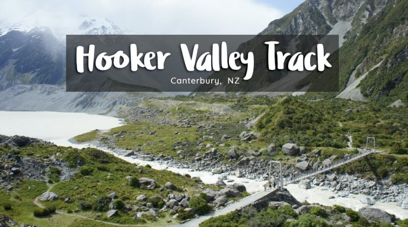 hiking di hooker valley track aoraki new zealand